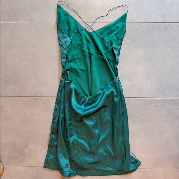Beginning Boutique Teal Mini Dress - Picture 8 of 8